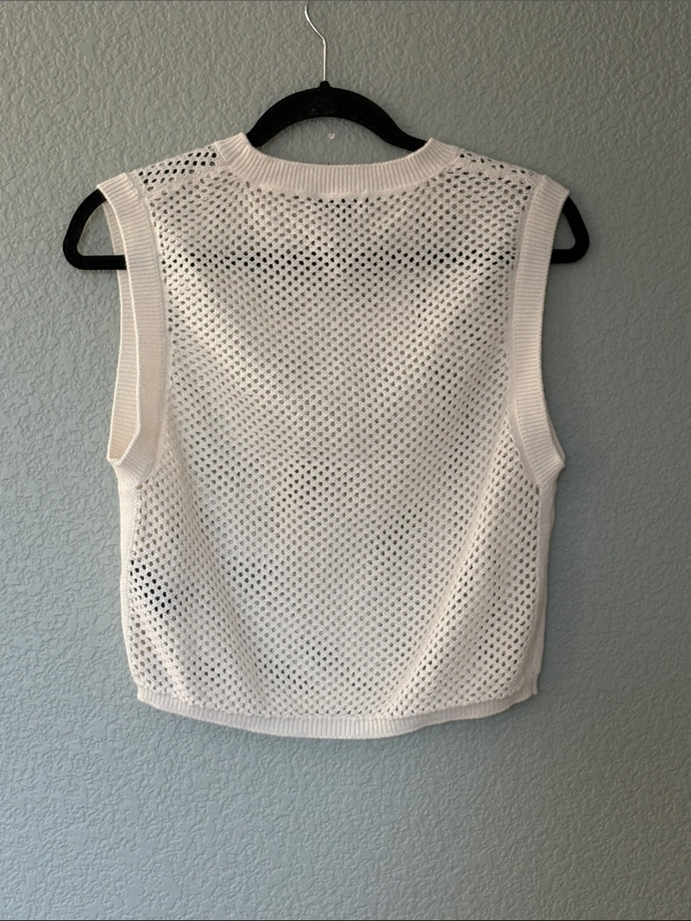 rag & bone sleeveless crochet sweater top - Picture 3 of 4